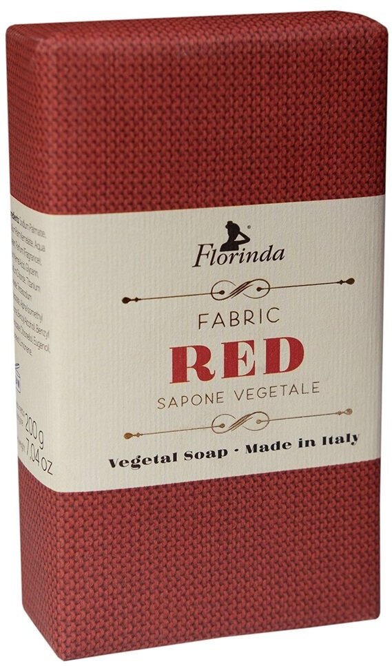 FLORINDA Мыло для тела Fabric red, 200 г