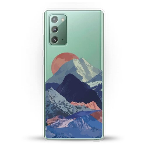 фото Силиконовый чехол горы на samsung galaxy note 20 andy & paul