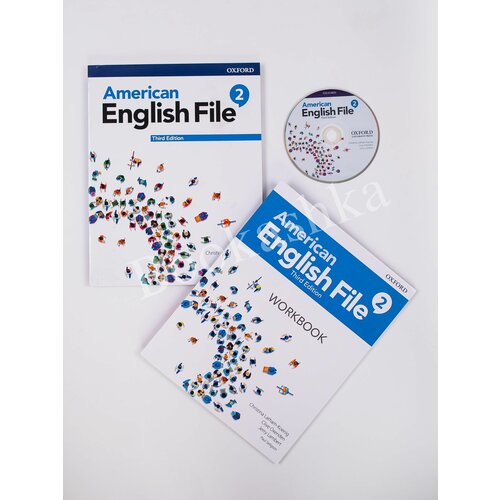 Комплект American English File Level 2- Students book+Workbook+CD жигульская д а тексты для аудирования к практическому курсу китайского языка книга cd