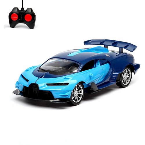 Машина игрушка радиоуправляемая Широн, 1:16, работает от батареек, цвет синий
