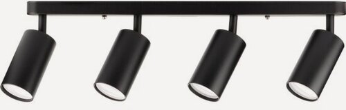 Изображение товара Накладной светильник Ritter , Arton, поворотный, цилиндр, 500x55x160мм, 4хGU10, алюминий, черный, 59936 4,