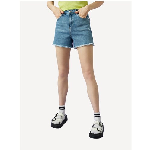 фото Шорты koton women, 1yak03044md, цвет: li̇ght indigo, размер: 34