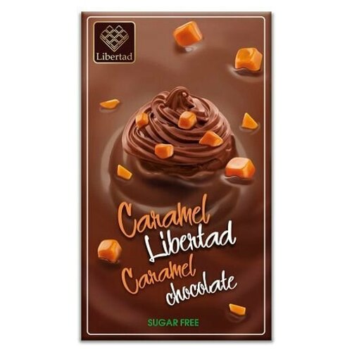 Шоколад карамельный без сахара Caramel Libertad 40г