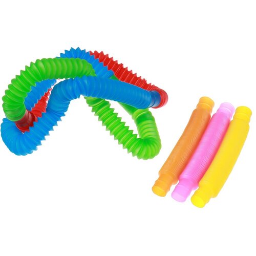 Игрушка антистресс Pop Tubes, набор 6 шт, цвета микс