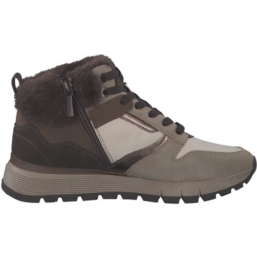 Ботинки  Tamaris 1-25205-41-387, демисезонные, высокие, размер 39 RU, коричневый, бежевый