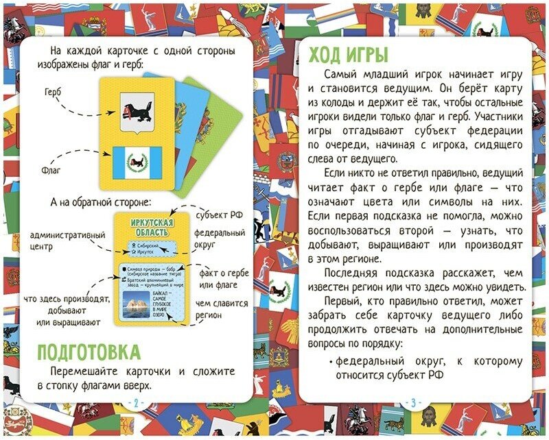 Игра карточная "Флагомания. Россия", 85 карточек Геодом - фото №20