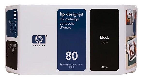 Картридж HP 80 Black/Черный