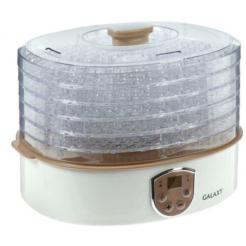Galaxy Сушилка для овощей и фруктов Galaxy GL 2637 350 Вт 5 ярусов 17 л d30 см белая 699800₽