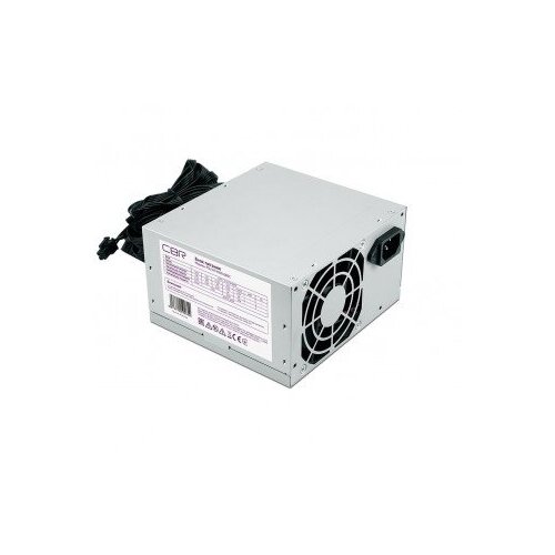 Блок питания CBR ATX 400W, 8cm fan, 20+4pin/1*4pin/1*IDE/2*SATA, кабель питания 1.2м [PSU-ATX400-08EC]