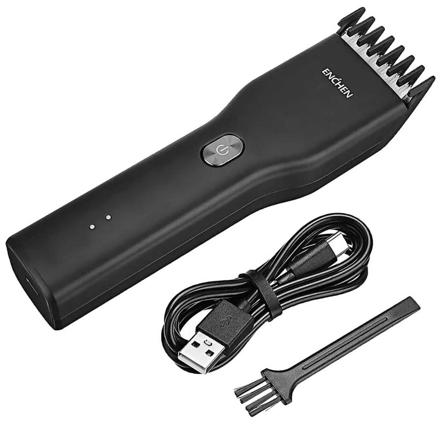 Триммер Xiaomi Enchen Boost USB Electric Hair Clipper Black - фотография № 6