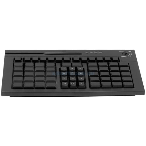 Программируемая клавиатура POScenter S67 Lite USB, черная (67 клавиш, ключ, арт. PCS67BL)
