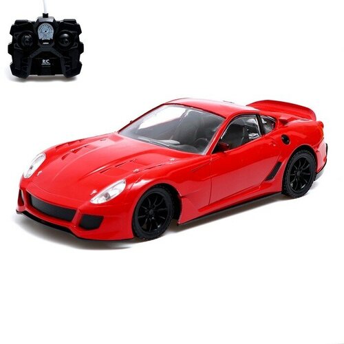 Машина радиоуправляемая «Спорткар», 1:16, работает от батареек, цвет красный игрушка s s машина спорткар радиоуправляемая 1 шт