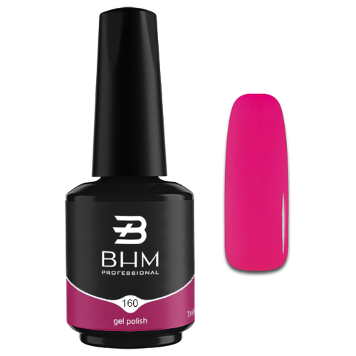 BHM Professional Гель-лак Gel Polish, 7 мл, 15 г, №160