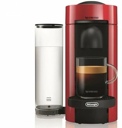 Кофемашина капсульная De'Longhi Nespresso ENV 150, красный