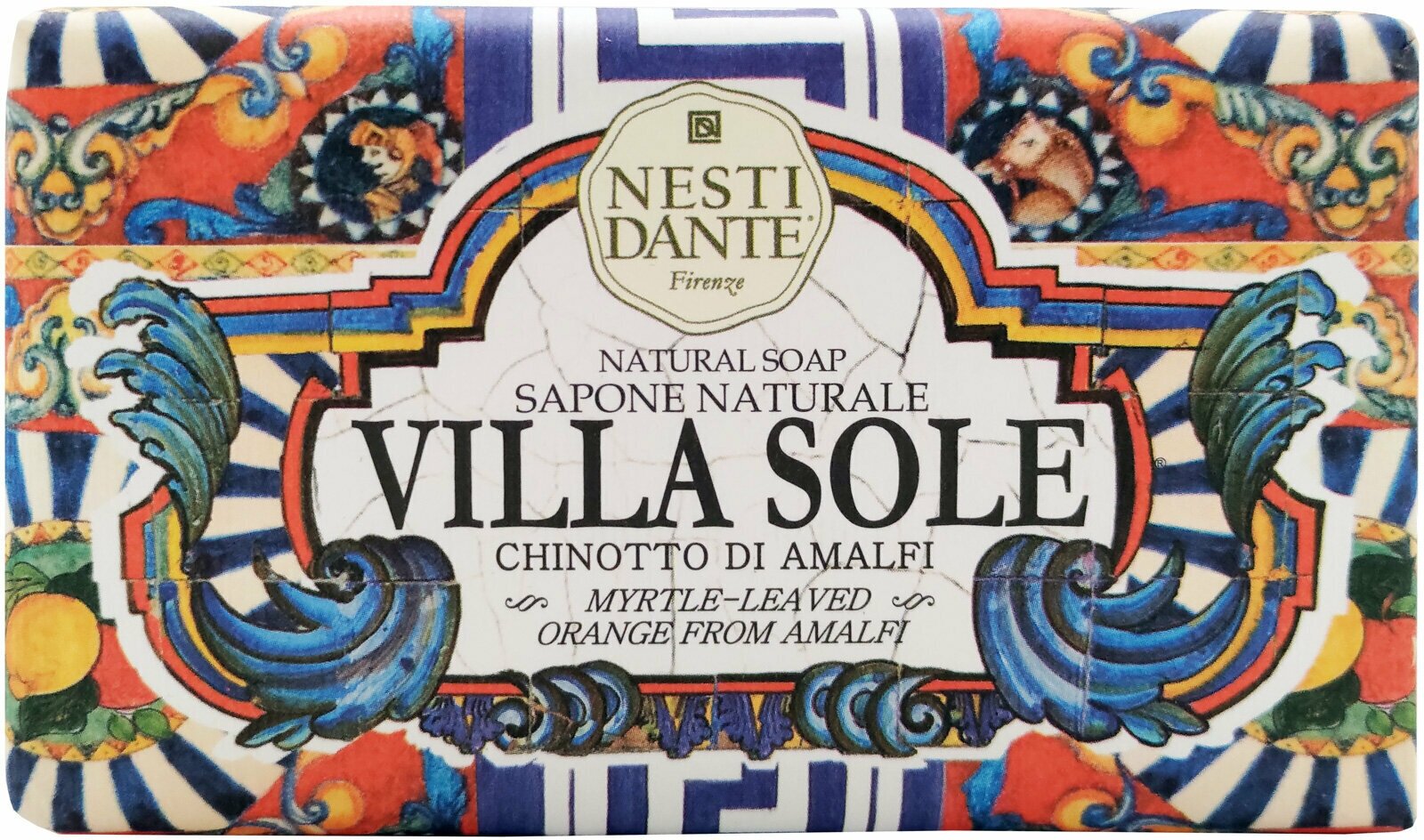 Nesti Dante Унисекс Мыло Villa Sole Myrtle-leaved Orange From Amalfi (Апельсиновый Мирт Амальфи) 250г