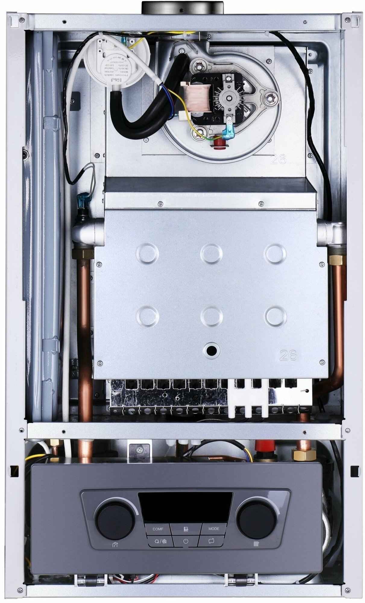 Конвекционный газовый котел Kentatsu Nobby Balance Plus 12-2CS, 12 кВт, двухконтурный - фотография № 10