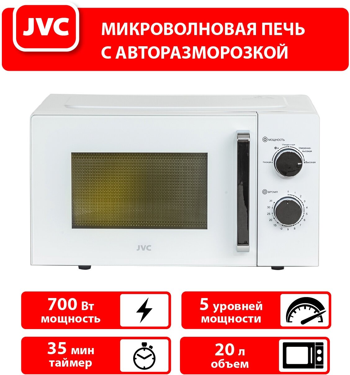 Микроволновая печь JVC JK-MW149M - фотография № 7