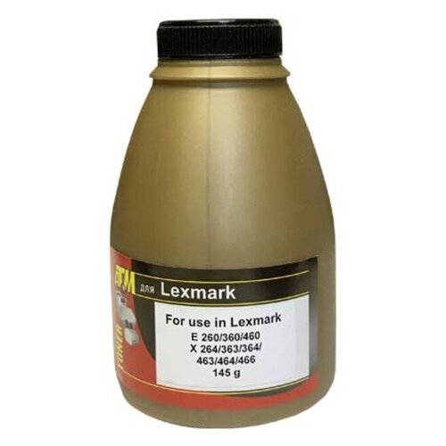 Тонер для Lexmark E 260/360/460/250/450/X264/364/464 (фл,145) Gold ATM