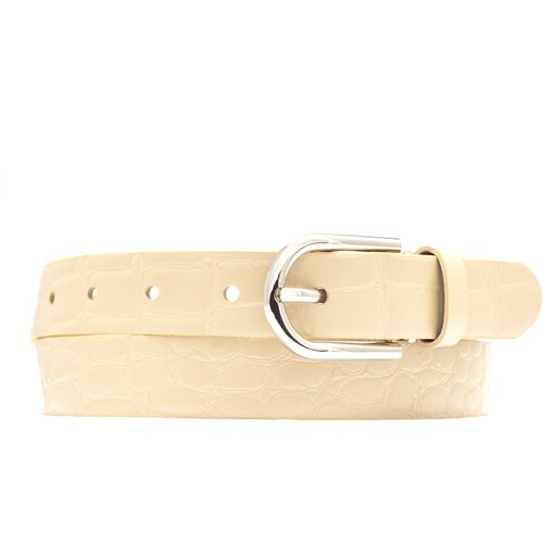 фото Ремень sergio manetti, размер 115-125, бежевый