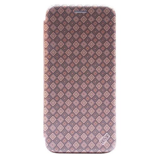 фото Чехол-книжка gosso book art jack для huawei p40 lite e / honor 9c золотой magic squares