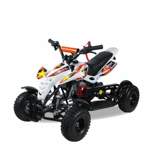 Motax Квадроцикл ATV H4 mini-50 cc Белый/Оранжевый