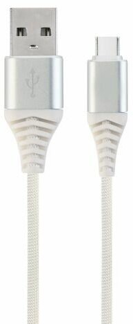 Кабель интерфейсный USB 2.0 Filum FL-CPro-U2-AM-CM-1M-W1 1 м., белый, 2A, разъемы: USB A male- USB Type С male, пакет.