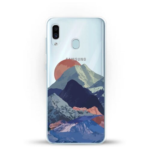 фото Силиконовый чехол горы на samsung galaxy a20 andy & paul