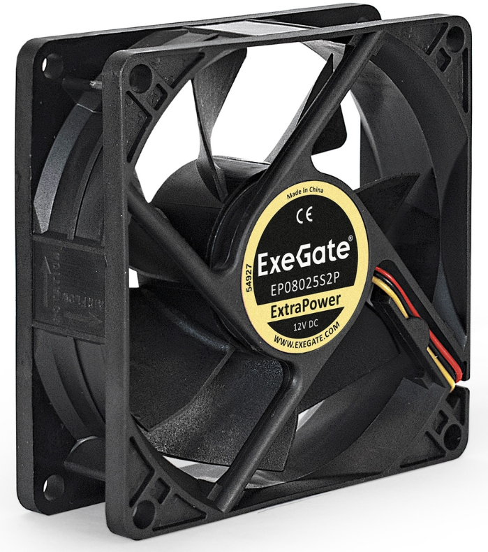 ExeGate Вентилятор для блока питания ExeGate ExtraPower EP08025S2P d80мм, 2200об./мин. (oem)