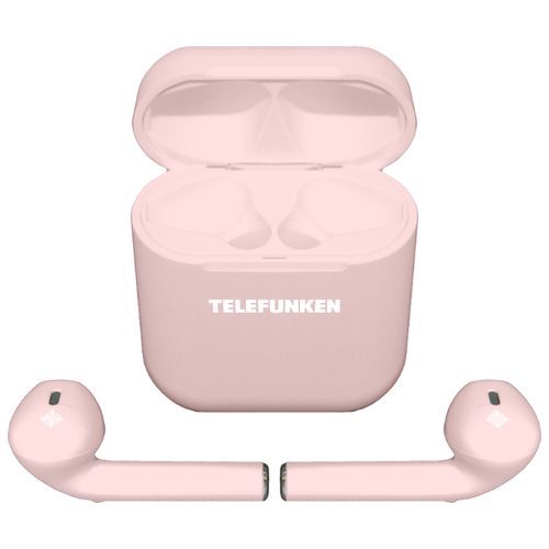 фото Беспроводные наушники telefunken tf-1001b, pink