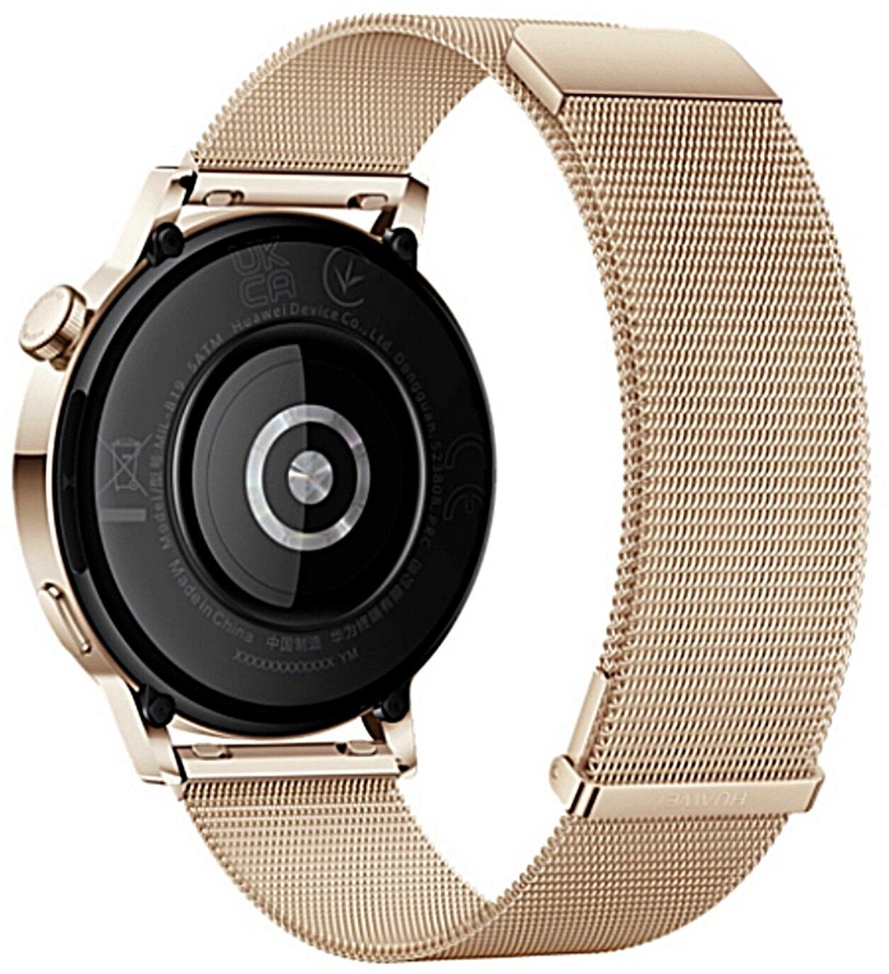 Умные смарт часы женские круглые Smart Watch 42 мм золотые