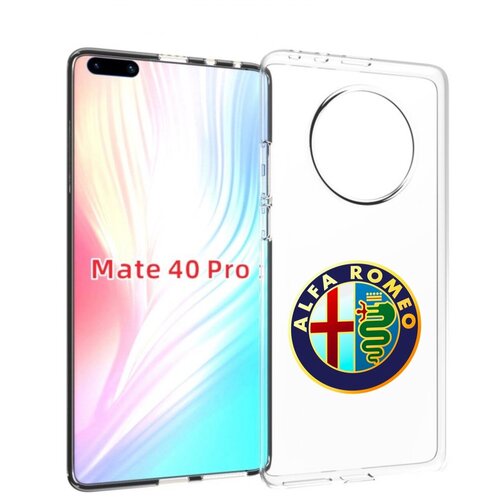 Чехол MyPads альфа-ромео-2 мужской для Huawei Mate 40 Pro (NOH-NX9) задняя-панель-накладка-бампер чехол mypads тесла tesla 2 мужской для huawei mate 40 pro noh nx9 задняя панель накладка бампер