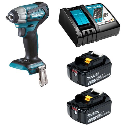 Гайковерт аккумуляторный 18В 180Нм - 38 Makita DTW180 Li-Ion 2x4Ач зу DTW180RME 3468000₽