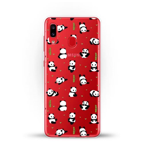 фото Силиконовый чехол панды на samsung galaxy a30 andy & paul