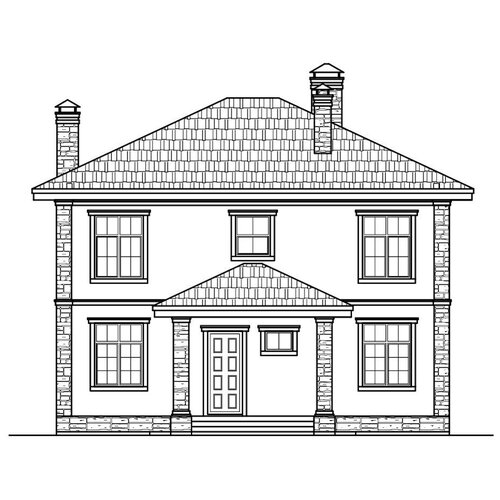 Проект дома Catalog-Plans-57-05T (160,75кв. м, 11,3x9,8м, газобетон 375)