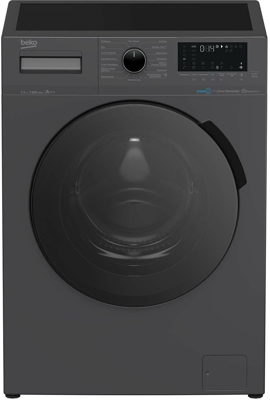 Стиральная машина узкая Beko WSPE7H616A