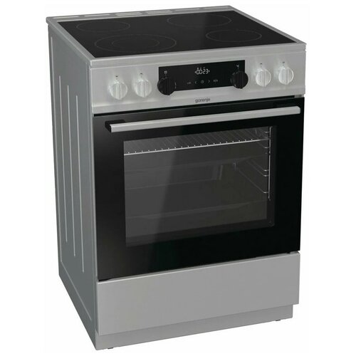 Плита Электрическая Gorenje ECS6350XC нержавеющая стальчерный стеклокерамика без крышки 4837000₽