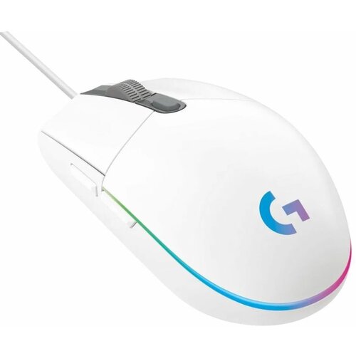 Игровая мышь Logitech G102, белая. Товар уцененный