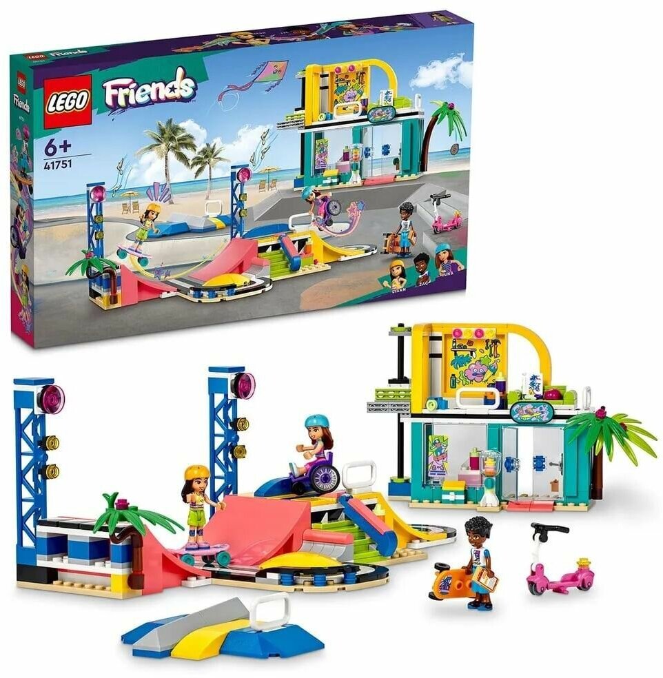 Конструктор Lego Friends, Скейт-парк, для детей от 6 лет (41751-L)