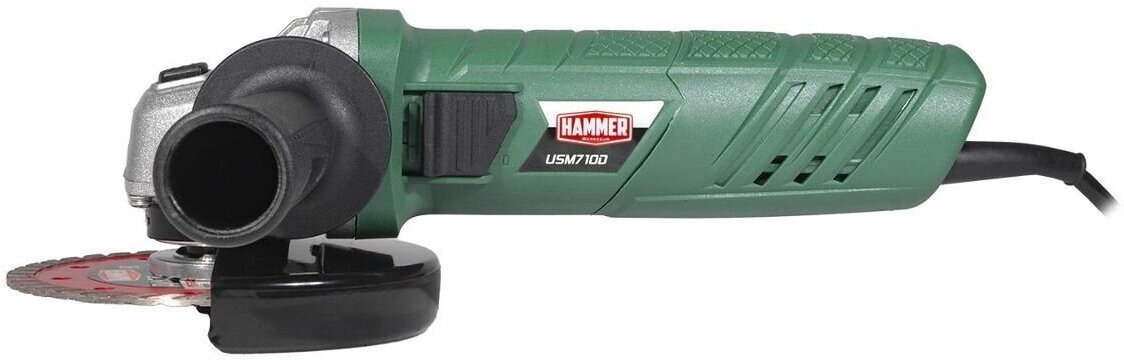 УШМ Hammer USM710D 710Вт 12000об/мин 125мм - фотография № 3