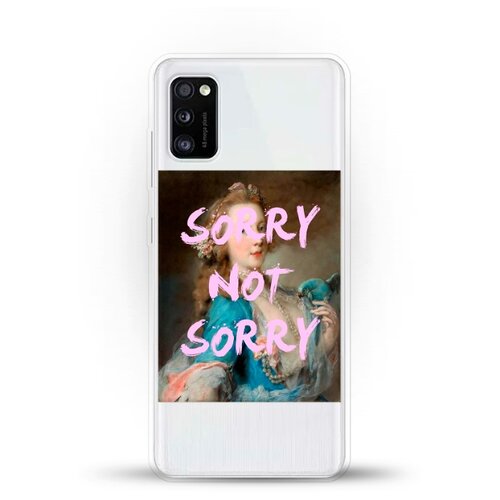 фото Силиконовый чехол sorry на samsung galaxy a41 andy & paul