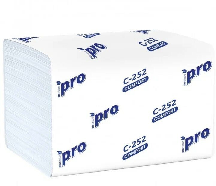 Салфетки диспенсерные бумажные PROtissue C252, 20 упаковок - фотография № 6