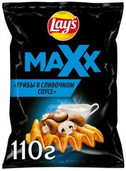 Чипсы Lay's Maxx картофельные, грибы, 110 г