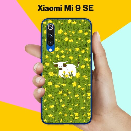 Силиконовый чехол на Xiaomi Mi 9 SE Корова / для Сяоми Ми 9 СЕ силиконовый чехол на xiaomi mi 9 se клоун для сяоми ми 9 се