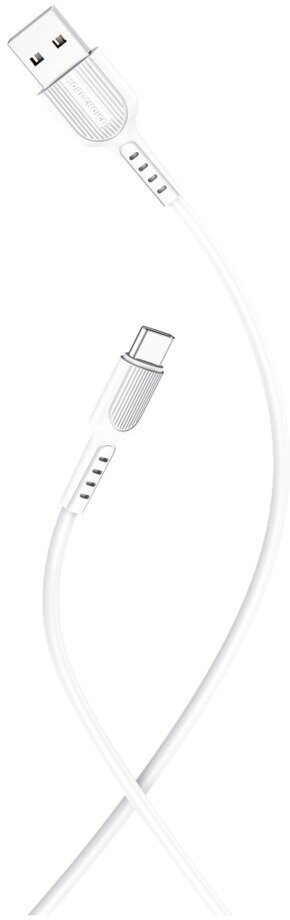Кабель интерфейсный More Choice USB 2.0A для Type-C TPE 1м White - фото №4