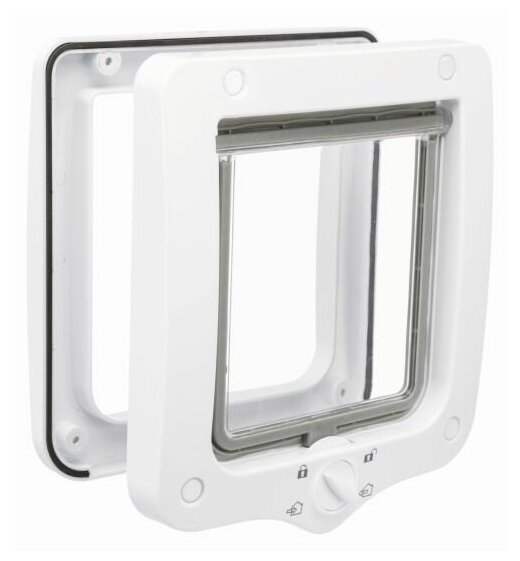 Дверца в дверь для животных TRIXIE 4-Way Cat Flap 20х22 см белый