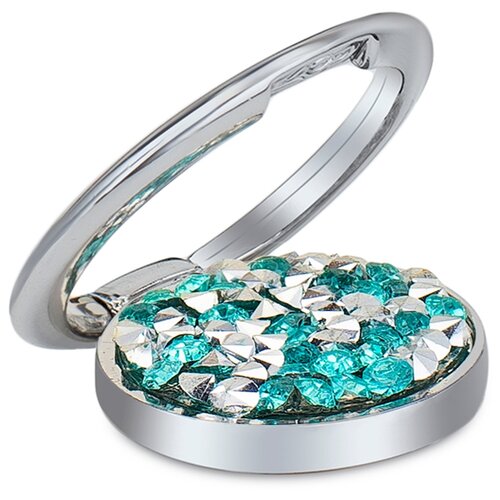 фото Кольцо держатель для телефона / сияние / 31 мм / бирюзовый luxcase