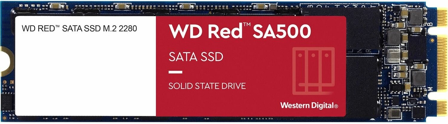 SSD накопитель WD Red SA500 1Тб, M.2 2280, SATA III - фото №3