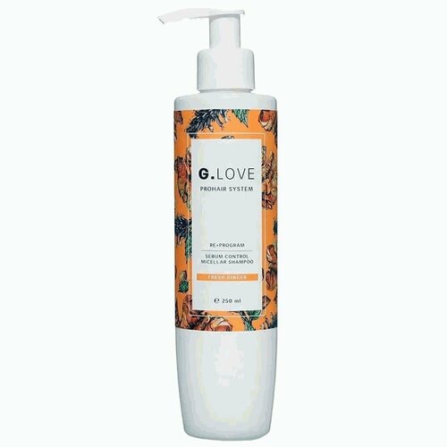 GLove Sebum Control Micellar Shampoo Fresh Ginger Мицеллярный шампунь для жирной кожи головы 250 мл 850₽