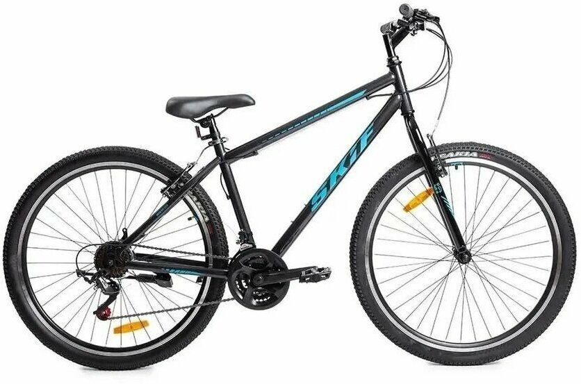 фото Горный велосипед SKIF MTB HT 27.5 2022, IBK22OK27026, 17", 21 скорость, темно-серый/бирюзовый