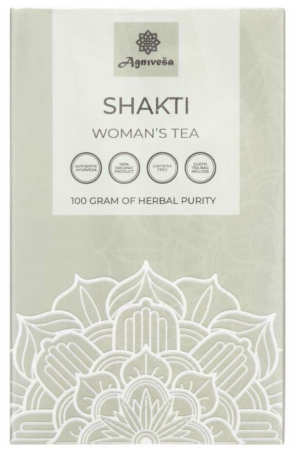 AGNIVESA Аюрведический чай для женщин Шакти | Shakti Women's Tea 100г - фотография № 1